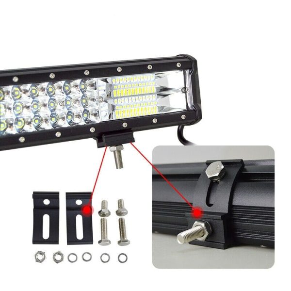 LED svetelná trojradová pracovná rampa