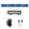 240W LED svetelná rampa trojradová 30cm 8D