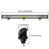 540W LED svetelná pracovná rampa 100cm, COMBO (diaľkové svetlo / rozptylové svetlo)