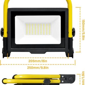 LED 50W prenosný reflektor so stojanom 230V