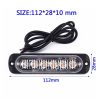 LED výstražné svetlo 18W 12/24V