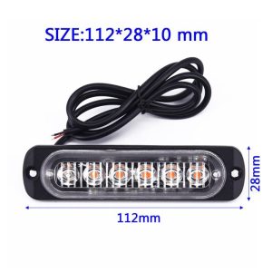 LED výstražné svetlo 18W 12/24V
