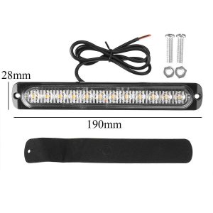 LED výstražné svetlo 36W 12/24V LONG