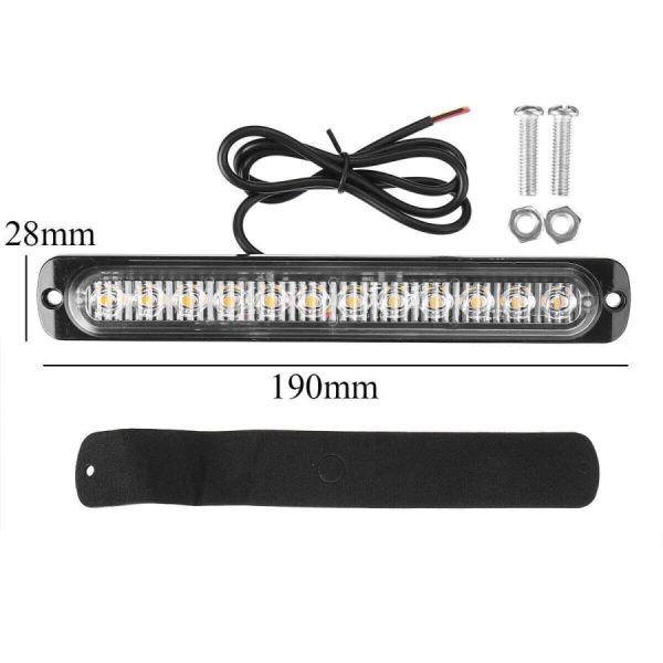 LED výstražné svetlo 36W 12/24V LONG