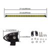 120W LED jednoradová rampa 65cm Yellow