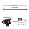 150W LED jednoradová rampa 80cm Yellow