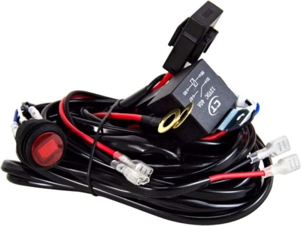 Inštalačný set 40A káble 12V pre dve LED svetlá