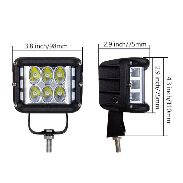 LED SET 2x 60W pracovné svetlá