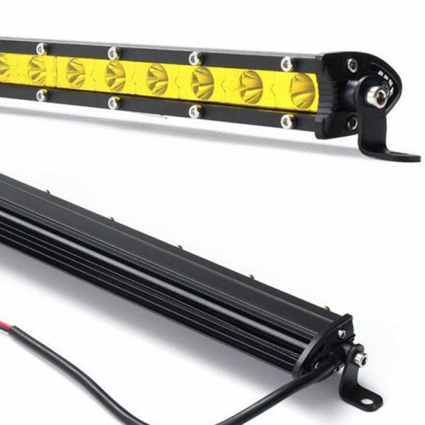 LED svetelná jednoradová pracovná rampa, COMBO YELLOW