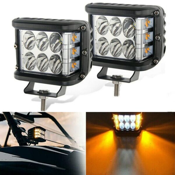 LED SET 2x 60W pracovné výstražné svetlá