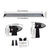 120W Super slim pracovné LED svetlo 63cm