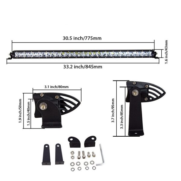 150W Super slim pracovné LED svetlo 78cm
