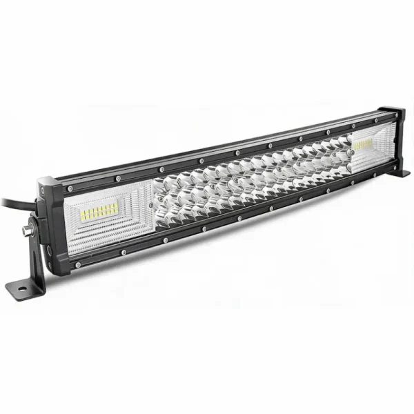 270W LED rampa trojradová zakrivená 58cm 7D