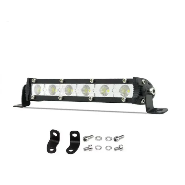 30W LED jednoradová rampa 17 cm – combo osvetlenie, IP67, 12–24V