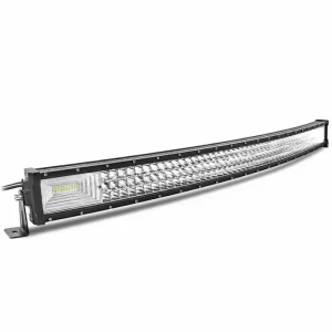 540W LED rampa trojradová zakrivená 108cm 7D