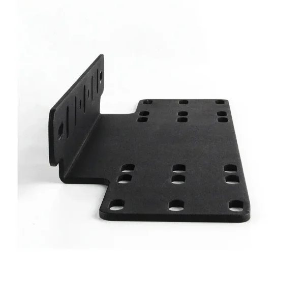 Držiak a podložka pod ŠPZ pre LED rampu – čierny lak, oceľ, univerzálne montážne príslušenstvo