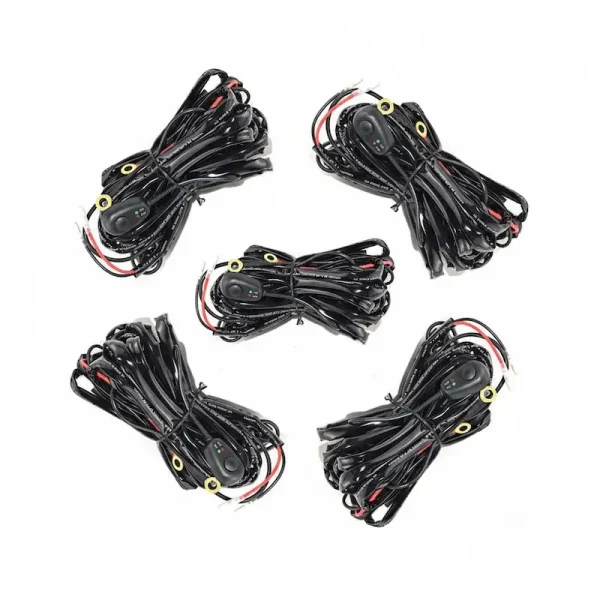5x Inštalačný set 40A káble 12V pre LED svetlá