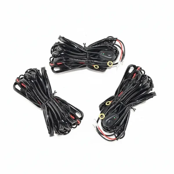 3x Inštalačný set 40A káble 12V pre LED svetlá