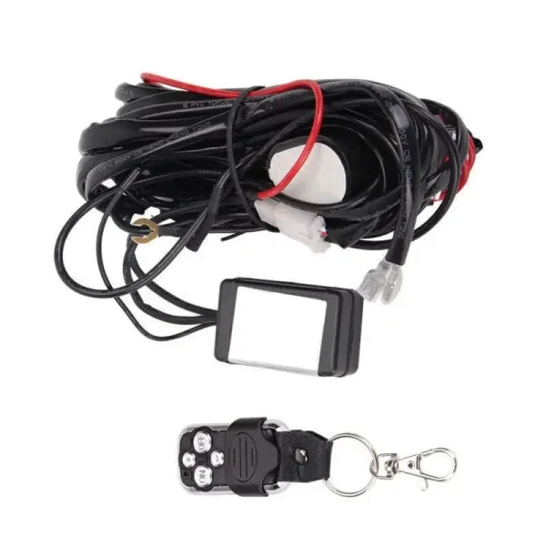 Inštalačný set 12 V s diaľkovým ovládaním pre LED svetlá. Pohodlné diaľkové zapínanie LED rámp alebo prídavných svetiel.