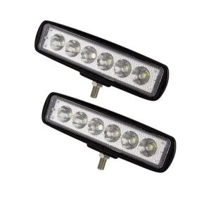 LED set 2×18W pracovné svetlá MINI – kompaktné rozmery, napájanie 10–30V, set 2 kusy