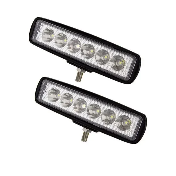 LED set 2×18W pracovné svetlá MINI – kompaktné rozmery, napájanie 10–30V, set 2 kusy