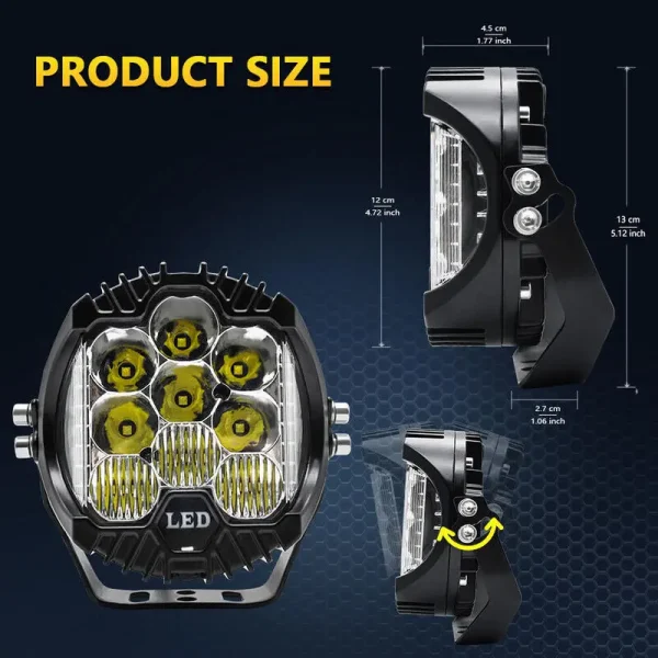 LED SET 2x 50W pracovné svetlá