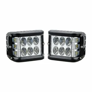 LED set 2×60W pracovné svetlá – 20 LED čipov, napájanie 10–30V, IP67 krytie