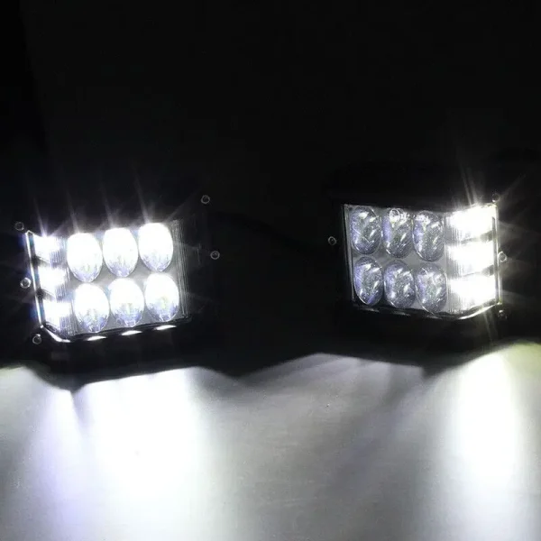 LED set 2×60W pracovné svetlá – 20 LED čipov, napájanie 10–30V, IP67 krytie