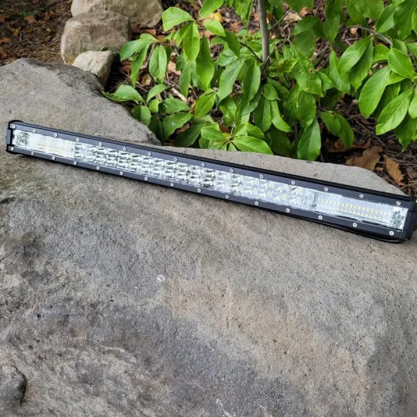 216W LED svetelná dvojradová slim rampa 61 cm – combo osvetlenie, IP67, 12–24V