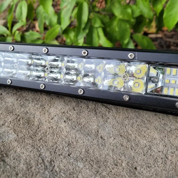 180W LED svetelná dvojradová slim rampa 50 cm – combo osvetlenie, IP67, 12–24V