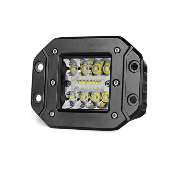 LED set 2×42W pracovné svetlá – štvorcové, 14 LED čipov, IP67, 10–30V