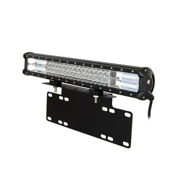LED SET 288W rampa + pevný držiak pod ŠPZ a inštalačný set – combo 30°/60°, IP67
